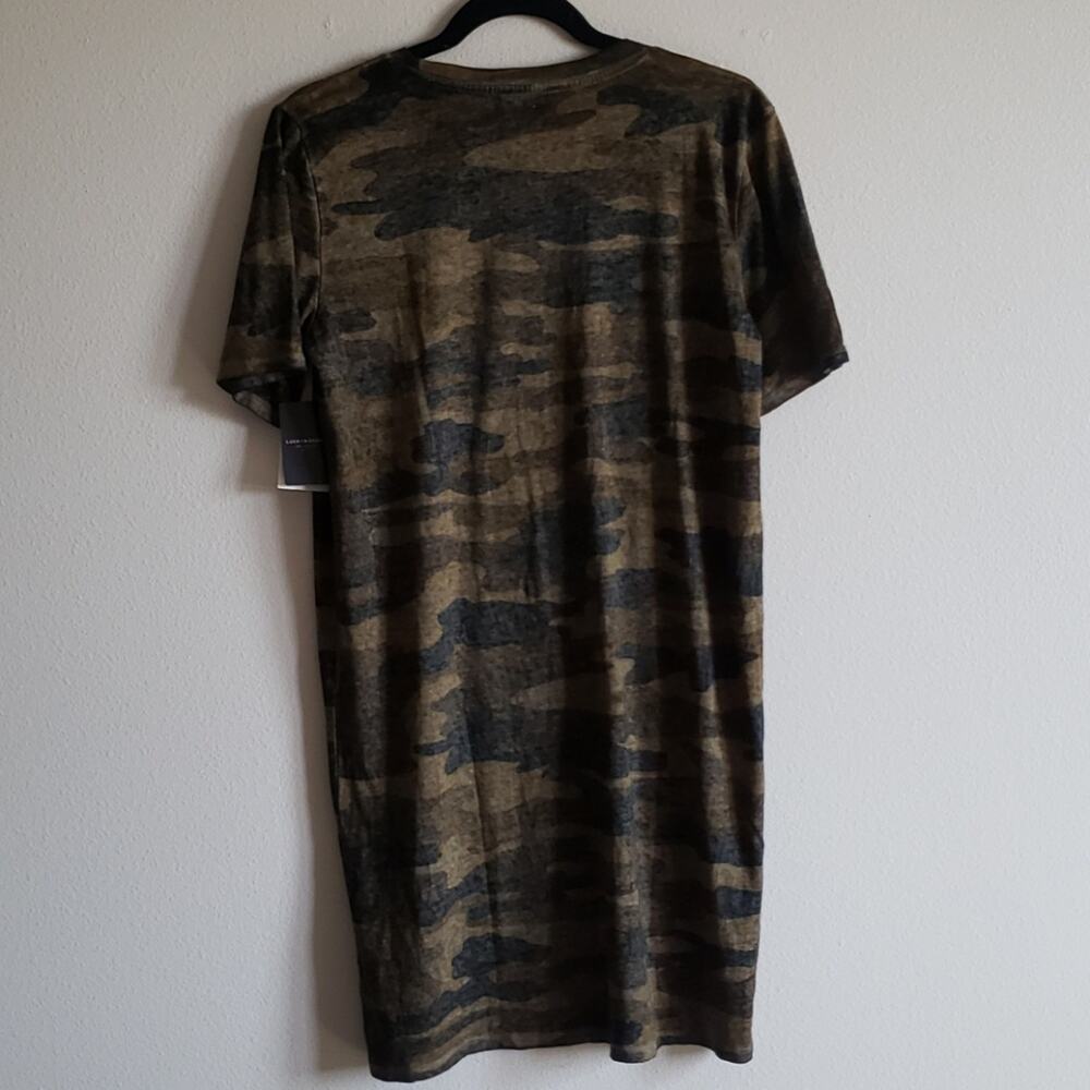 NEW! Lucky Brand Camo T-Shirt Dress - Picture 6 of 6